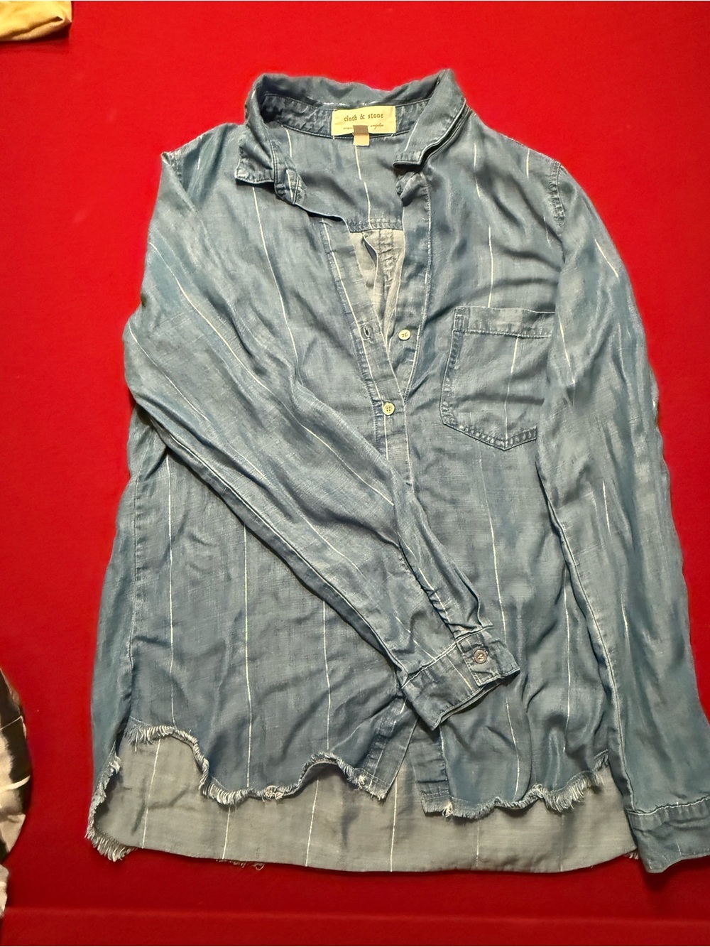 cloth & stone Light Blue Button-Down Shirt